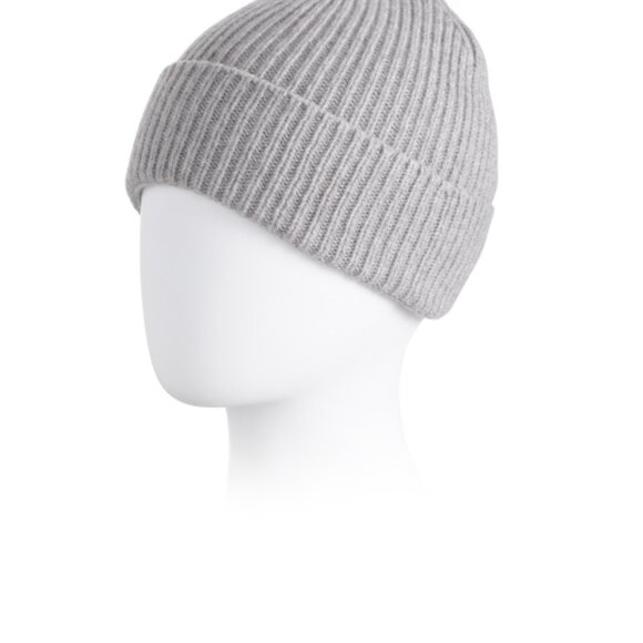 NEW TESMA Made In Italy Recycled Cashmere And Wool Blend Ribbed Beanie 1025 2m1 - Picture 4 of 4